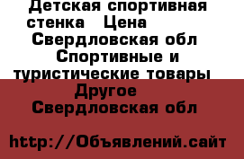 Детская спортивная стенка › Цена ­ 3 000 - Свердловская обл. Спортивные и туристические товары » Другое   . Свердловская обл.